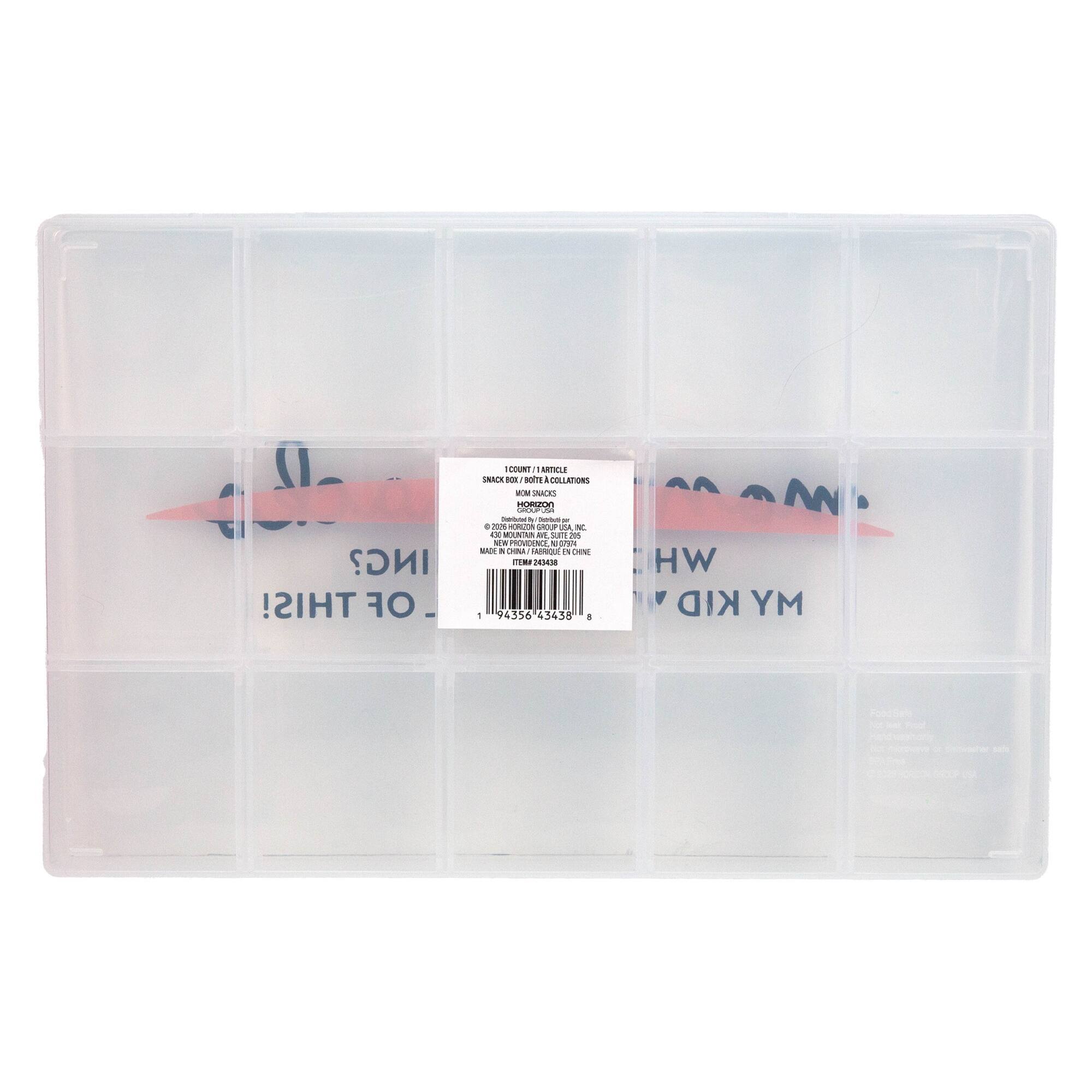 Mom Snacks Tackle Box
